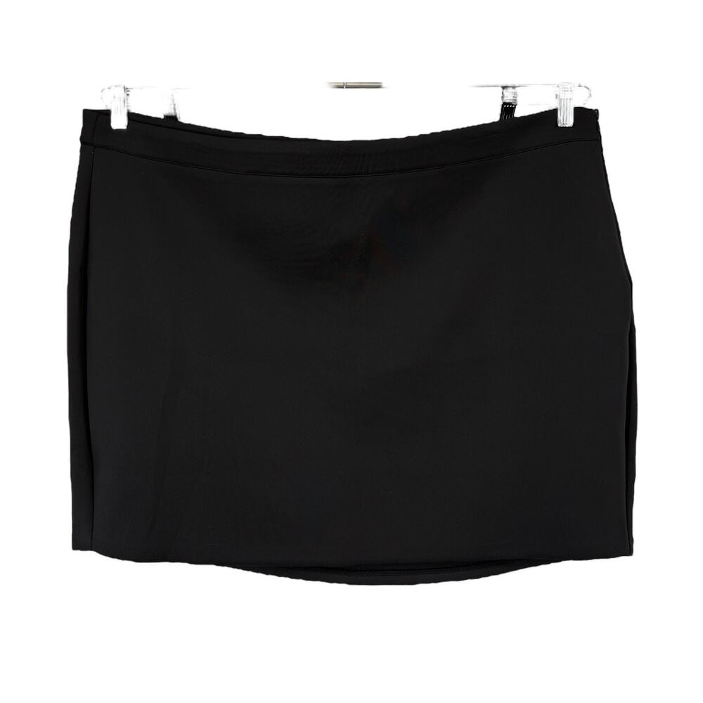 Good American scuba miniskirt skirt black plus size 26